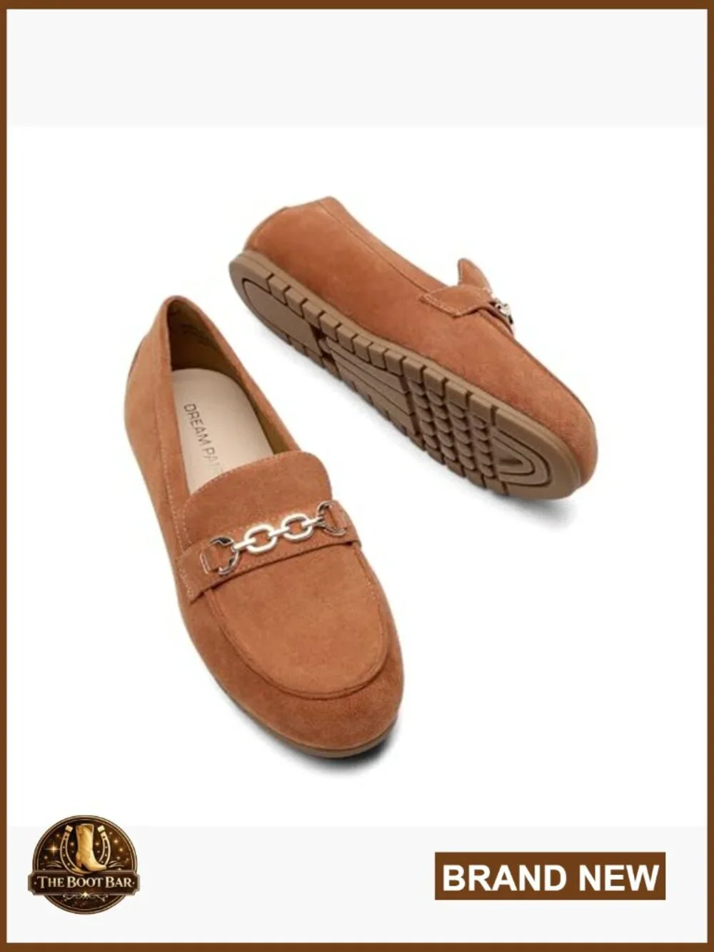 Women's Slip-On Loafers, Faux Suede, Arch Support, Lightweight Work Shoes